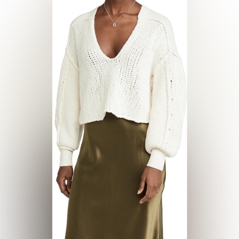We The Free Sea Bright sweater in Cream size XS